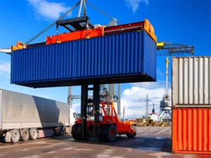 TEU jednostka kontenerowa - kontener 20-stopowy używany do określania pojemności statków i terminali