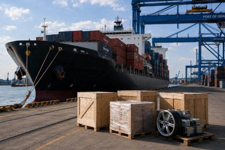 Read more about the article Import części samochodowych do Polski transportem morskim: porty, procedury, koszty