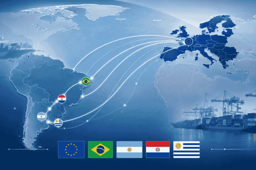 Read more about the article Umowa handlowa UE-Mercosur weszła w życie. Co to oznacza dla eksporterów i importerów?