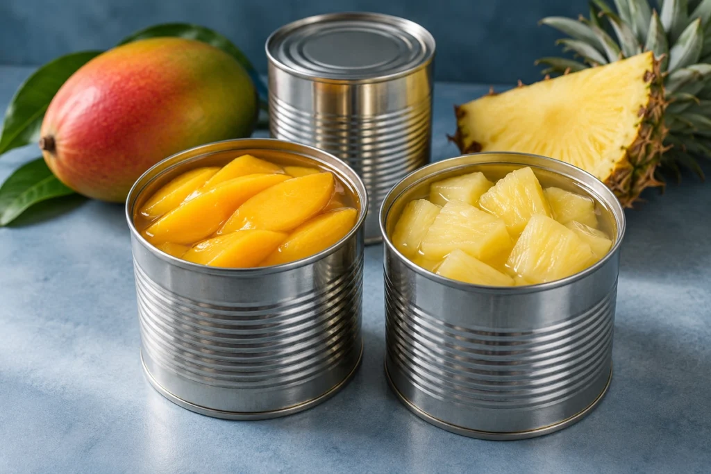 Read more about the article Mango, ananasy i inne owoce w puszkach. Logistyka indyjskich przetworów spożywczych
